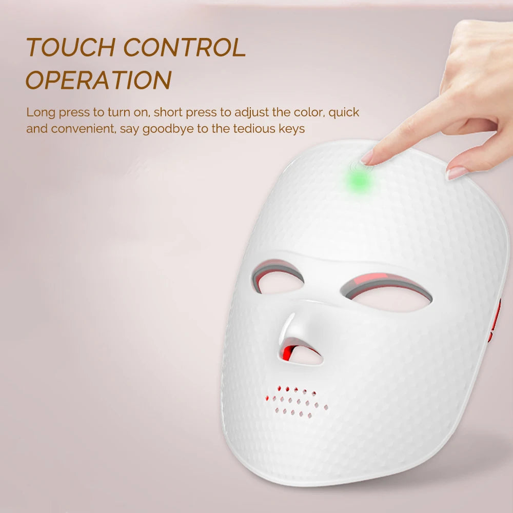 Wireles LED Face Mask - Anti Aging Beauty Mask Machine-