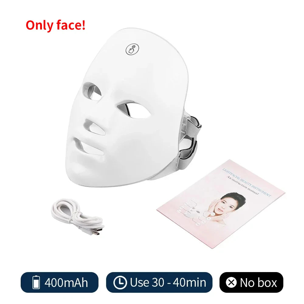 Wireles LED Face Mask - Anti Aging Beauty Mask Machine-